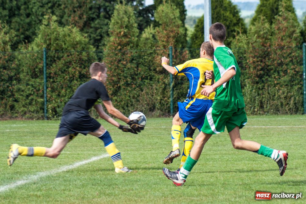 Zdjęcie w galerii na portalu naszraciborz.pl: Grad goli w derbach Raciborza wiadomości z regionu