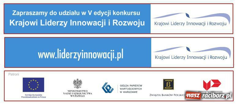 Zdjęcie w galerii na portalu naszraciborz.pl: V edycja konkursu Krajowi Liderzy Innowacji i Rozwoju wiadomości z regionu