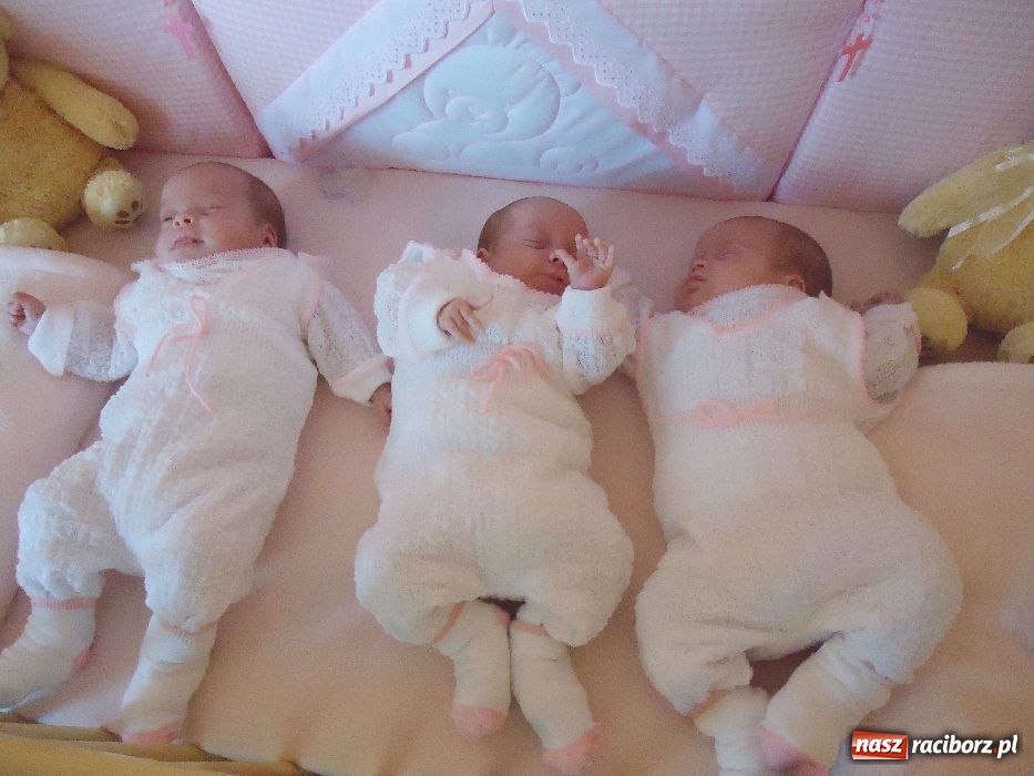 Zdjęcie w galerii na portalu naszraciborz.pl: Trojaczki z Bojanowa mają się świetnie! wiadomości z regionu