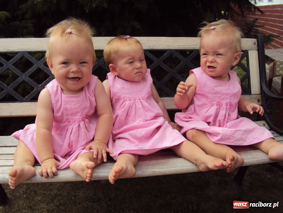 Zdjęcie w galerii na portalu naszraciborz.pl: Trojaczki z Bojanowa mają się świetnie! wiadomości z regionu