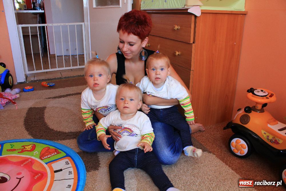 Zdjęcie w galerii na portalu naszraciborz.pl: Trojaczki z Bojanowa mają się świetnie! wiadomości z regionu