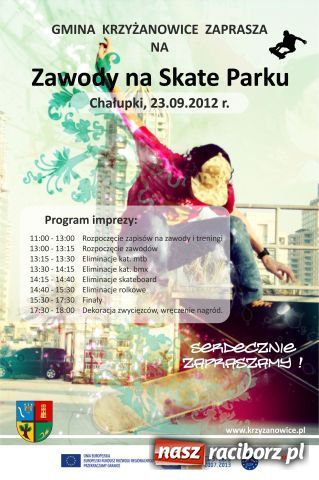 Zdjęcie w galerii na portalu naszraciborz.pl: Skate Park - zawody wiadomości z regionu