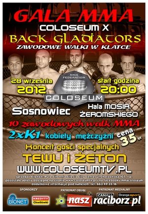 Zdjęcie w galerii na portalu naszraciborz.pl: Raciborzanie na gali Powrót Gladiatorów wiadomości z regionu