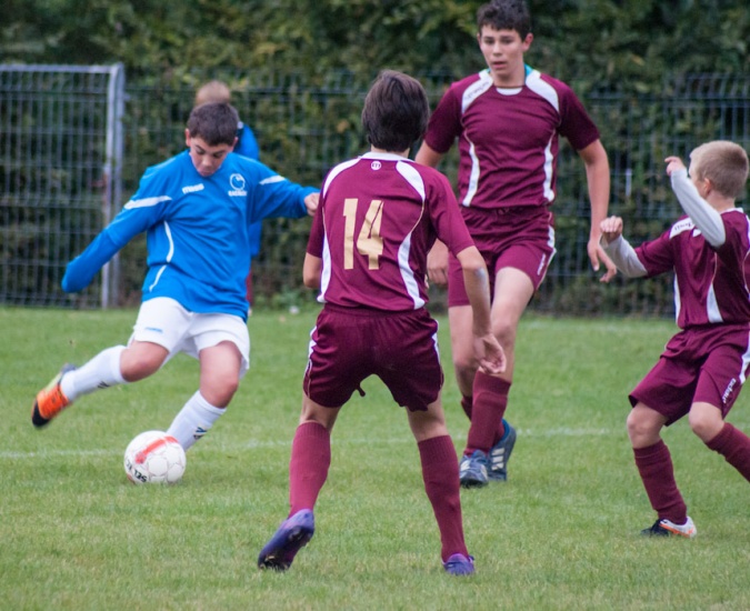 Zdjęcie w galerii na portalu naszraciborz.pl: Unia lepsza w derbowej potyczce wiadomości z regionu