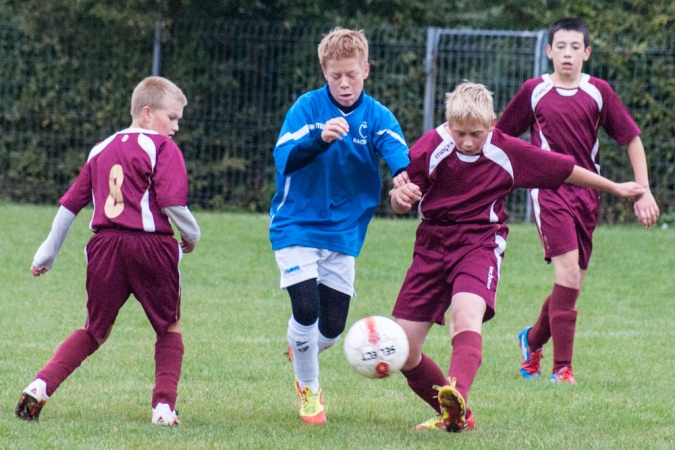 Zdjęcie w galerii na portalu naszraciborz.pl: Unia lepsza w derbowej potyczce wiadomości z regionu