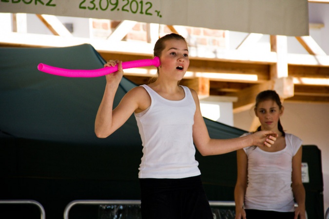 Zdjęcie w galerii na portalu naszraciborz.pl: Wernisaż na zamku - sławne budowle świata wiadomości z regionu