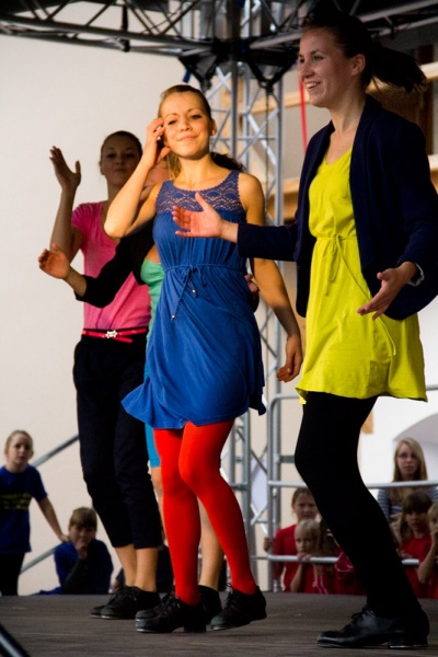 Zdjęcie w galerii na portalu naszraciborz.pl: Wernisaż na zamku - sławne budowle świata wiadomości z regionu