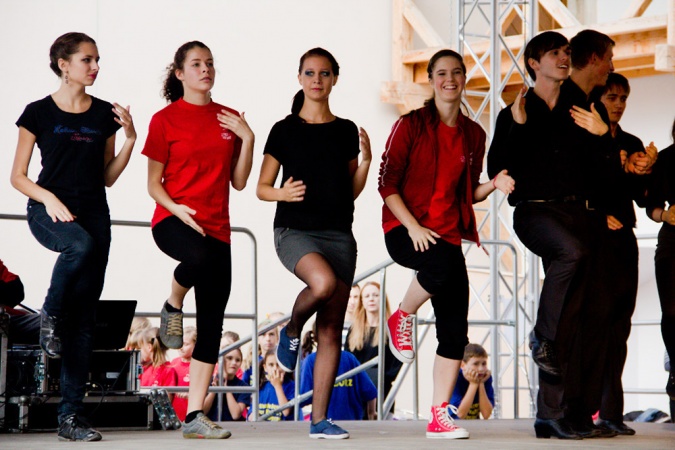 Zdjęcie w galerii na portalu naszraciborz.pl: Wernisaż na zamku - sławne budowle świata wiadomości z regionu