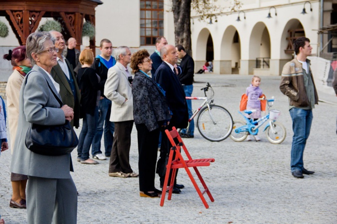 Zdjęcie w galerii na portalu naszraciborz.pl: Wernisaż na zamku - sławne budowle świata wiadomości z regionu