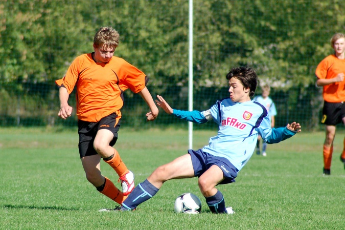 Zdjęcie w galerii na portalu naszraciborz.pl: Nieudana pogoń bramkarza Rafako wiadomości z regionu
