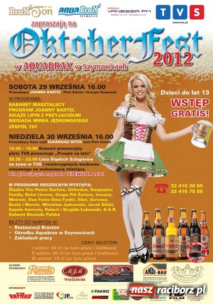 Zdjęcie w galerii na portalu naszraciborz.pl: W ten weekend Oktoberfest w Szymocicach wiadomości z regionu