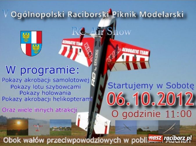 Zdjęcie w galerii na portalu naszraciborz.pl: W sobotę pod Oborą V raciborskie Air Show wiadomości z regionu