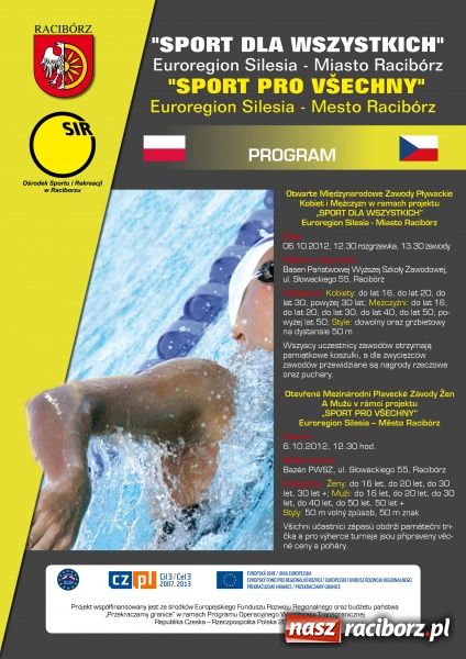 Zdjęcie w galerii na portalu naszraciborz.pl: Pływanie i triathlon na zakończenie projektu Sport dla wszystkich wiadomości z regionu