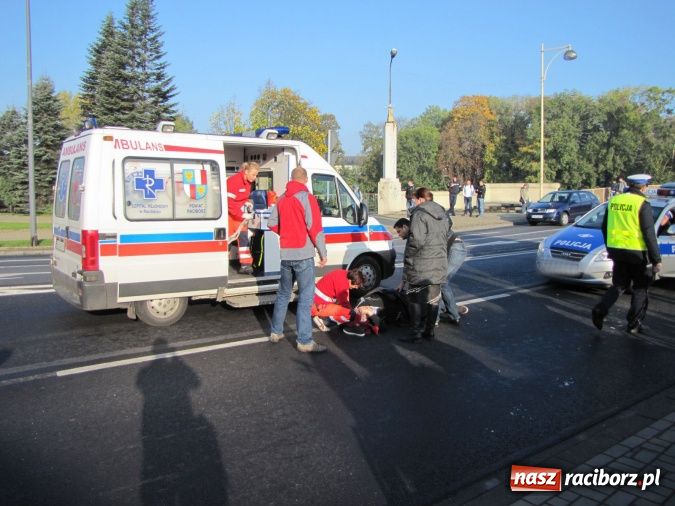 Zdjęcie w galerii na portalu naszraciborz.pl: Brawurowa jazda i nadmierna prędkość. Pirat drogowy potrącił pieszego! wiadomości z regionu