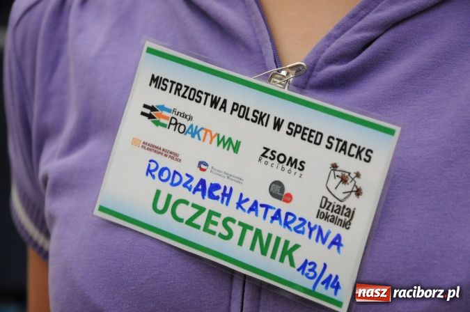 Zdjęcie w galerii na portalu naszraciborz.pl: Uczestniczka Mam Talent na Speed Stacks w Raciborzu. Zobacz jej umiejętności na wideo wiadomości z regionu