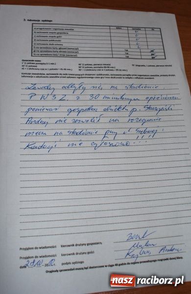 Zdjęcie w galerii na portalu naszraciborz.pl: Derby Raciborza z perypetiami wiadomości z regionu