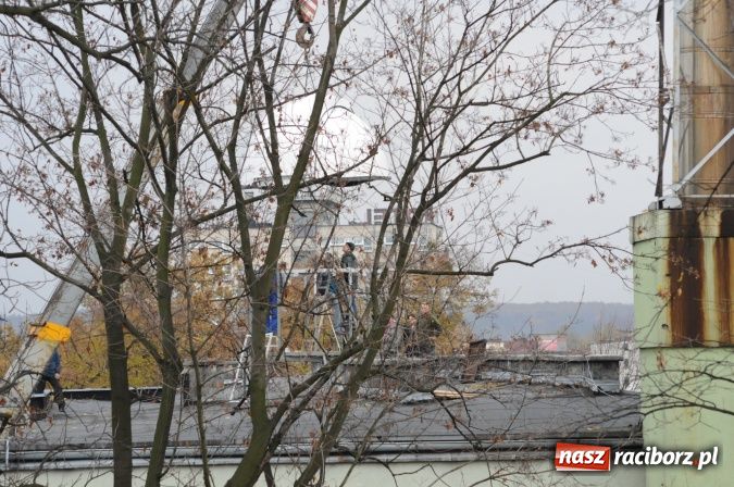Zdjęcie w galerii na portalu naszraciborz.pl: Na dachu Mechanika zamontowano kopułę obserwatorium astronomicznego wiadomości z regionu