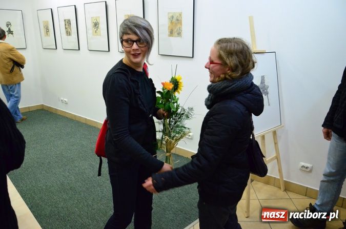 Zdjęcie w galerii na portalu naszraciborz.pl: Wernisaż grafik dr Karoliny Stanieczek wiadomości z regionu