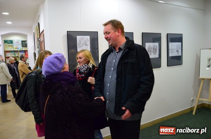 Zdjęcie w galerii na portalu naszraciborz.pl: Wernisaż grafik dr Karoliny Stanieczek wiadomości z regionu