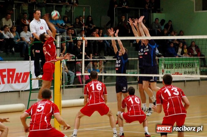 Zdjęcie w galerii na portalu naszraciborz.pl: Klęska AZS Rafako w derbach regionu wiadomości z regionu