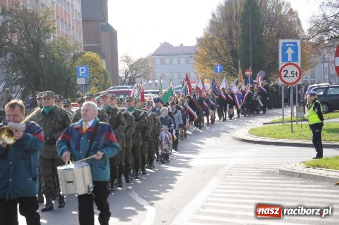 Zdjęcie w galerii na portalu naszraciborz.pl: Obchody Święta Niepodległości 2012 wiadomości z regionu