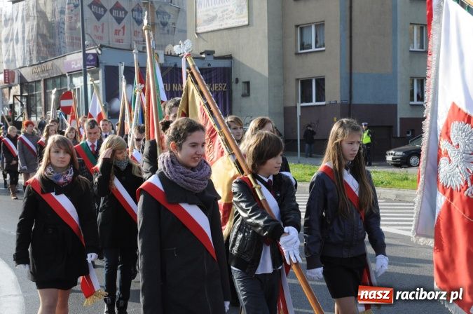 Zdjęcie w galerii na portalu naszraciborz.pl: Obchody Święta Niepodległości 2012 wiadomości z regionu