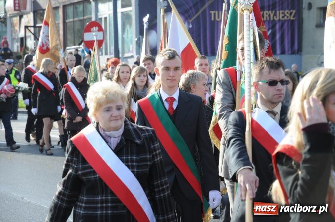 Zdjęcie w galerii na portalu naszraciborz.pl: Obchody Święta Niepodległości 2012 wiadomości z regionu