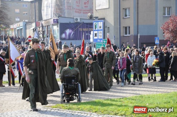 Zdjęcie w galerii na portalu naszraciborz.pl: Obchody Święta Niepodległości 2012 wiadomości z regionu