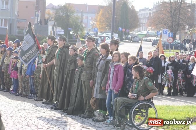Zdjęcie w galerii na portalu naszraciborz.pl: Obchody Święta Niepodległości 2012 wiadomości z regionu