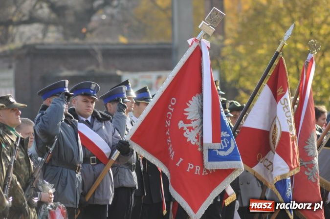 Zdjęcie w galerii na portalu naszraciborz.pl: Obchody Święta Niepodległości 2012 wiadomości z regionu