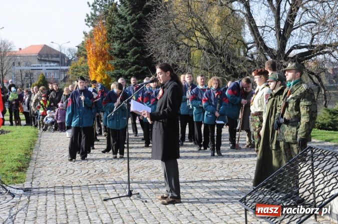 Zdjęcie w galerii na portalu naszraciborz.pl: Obchody Święta Niepodległości 2012 wiadomości z regionu