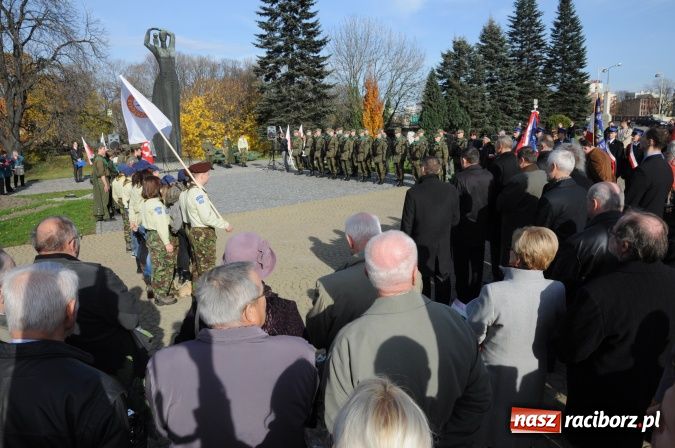 Zdjęcie w galerii na portalu naszraciborz.pl: Obchody Święta Niepodległości 2012 wiadomości z regionu