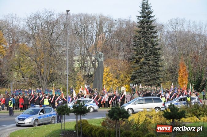 Zdjęcie w galerii na portalu naszraciborz.pl: Obchody Święta Niepodległości 2012 wiadomości z regionu