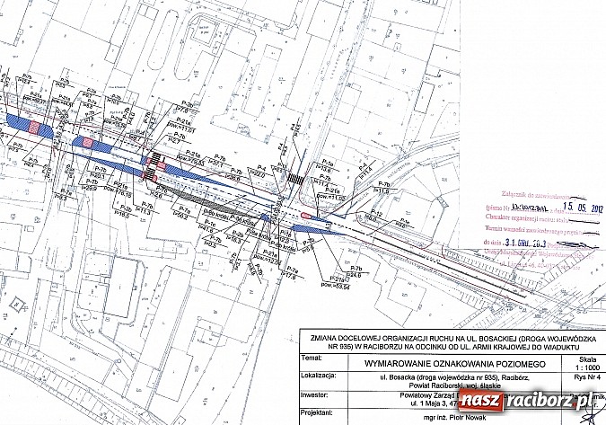 Zdjęcie w galerii na portalu naszraciborz.pl: Rusza przebudowa ulicy Bosackiej. Będzie miała tylko po jednym pasie ruchu w każdą stronę wiadomości z regionu