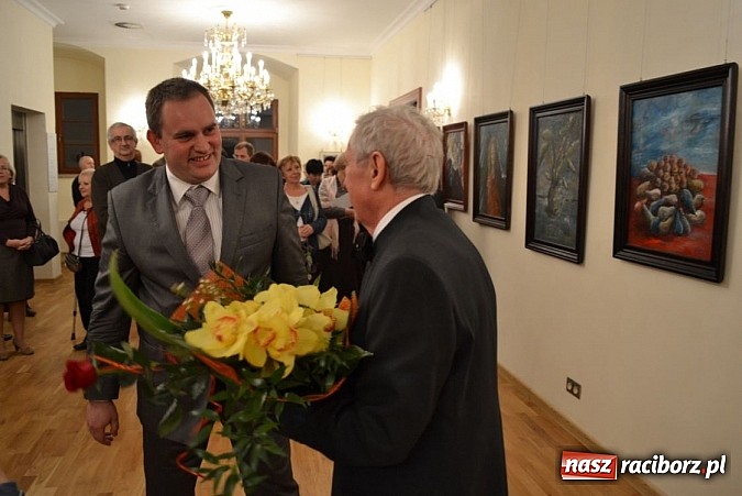 Zdjęcie w galerii na portalu naszraciborz.pl: Wernisaż malarstwa Jana Michała Stuchlego wiadomości z regionu