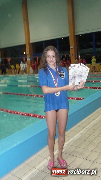 Zdjęcie w galerii na portalu naszraciborz.pl: Pływacki talent - Kasia Zarembik wiadomości z regionu