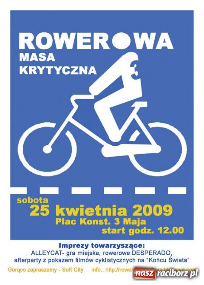 Zdjęcie w galerii na portalu naszraciborz.pl: Masa krytyczna 25 kwietnia wiadomości z regionu