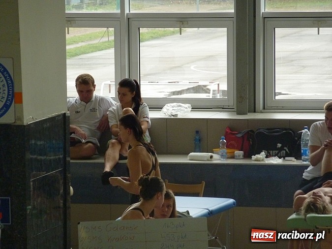 Zdjęcie w galerii na portalu naszraciborz.pl: Liga SMS: zawody na pływalni w Raciborzu na piątkę z plusem wiadomości z regionu