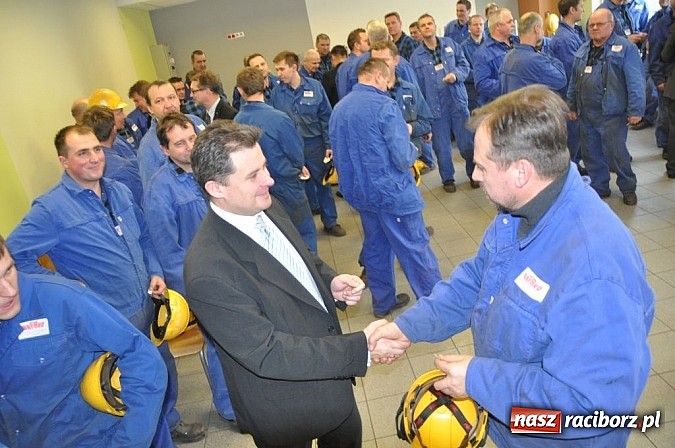 Zdjęcie w galerii na portalu naszraciborz.pl: Spotkanie opłatkowe w Rafako. Tym razem z załogą wiadomości z regionu