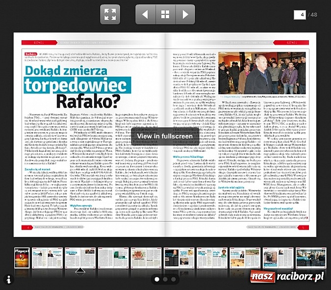 Zdjęcie w galerii na portalu naszraciborz.pl: Nasz Racibórz Magazyn już dostępny jako e-gazeta w ramach konta prenumeratora wiadomości z regionu