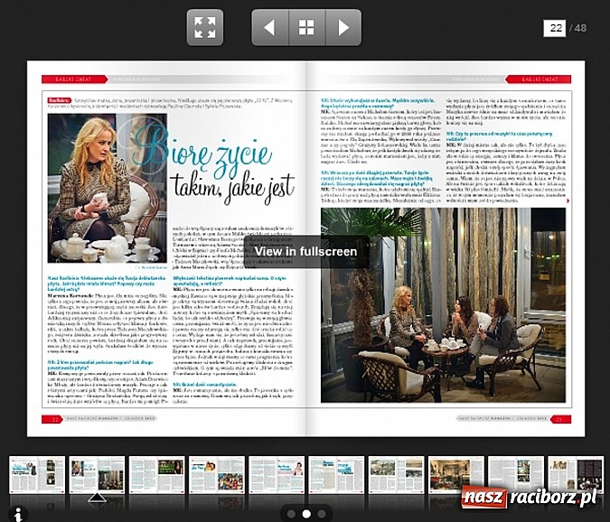 Zdjęcie w galerii na portalu naszraciborz.pl: Nasz Racibórz Magazyn już dostępny jako e-gazeta w ramach konta prenumeratora wiadomości z regionu