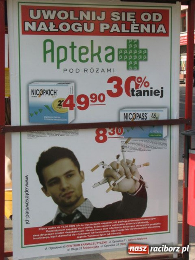 Zdjęcie w galerii na portalu naszraciborz.pl: Rzuć palenie - akcja w Raciborzu wiadomości z regionu
