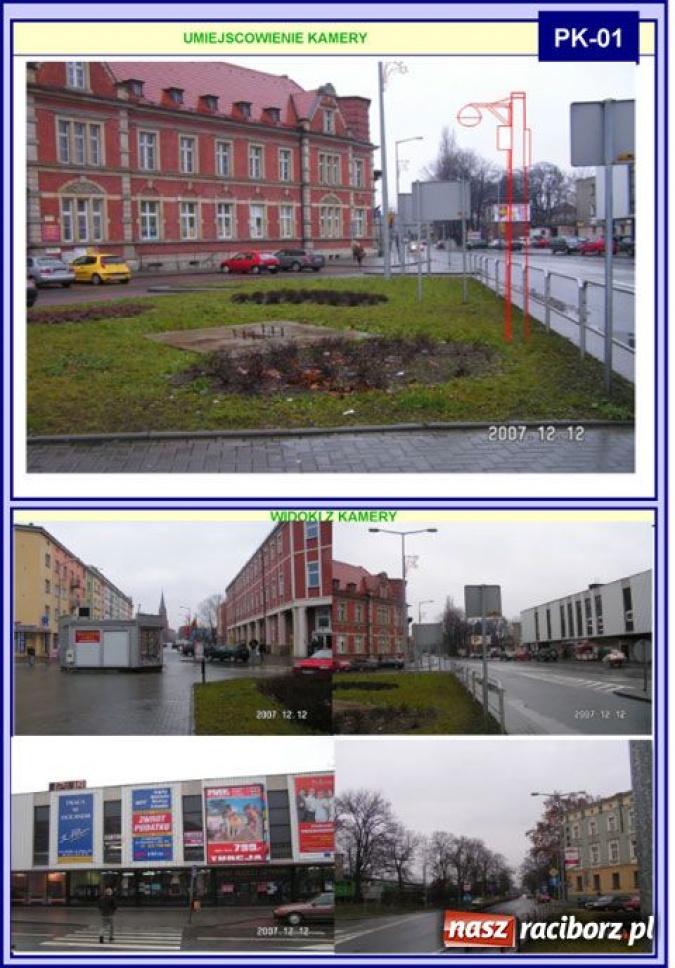 Zdjęcie w galerii na portalu naszraciborz.pl: Monitoring - sprawdź gdzie będą kamery! wiadomości z regionu