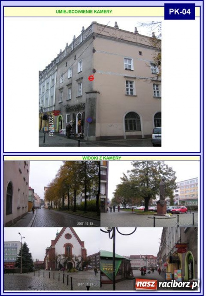 Zdjęcie w galerii na portalu naszraciborz.pl: Monitoring - sprawdź gdzie będą kamery! wiadomości z regionu