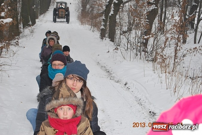 Zdjęcie w galerii na portalu naszraciborz.pl: Kulig na trzy traktory i cztery fajerki  wiadomości z regionu