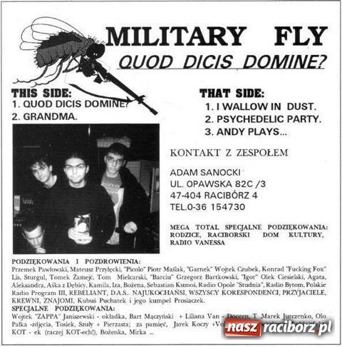 Zdjęcie w galerii na portalu naszraciborz.pl: Historia raciborskiej muzyki - MILITARY FLY wiadomości z regionu