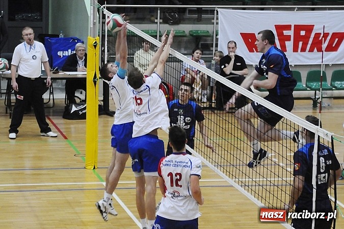 Zdjęcie w galerii na portalu naszraciborz.pl: AZS Rafako lepszy od Norwida Częstochowa wiadomości z regionu