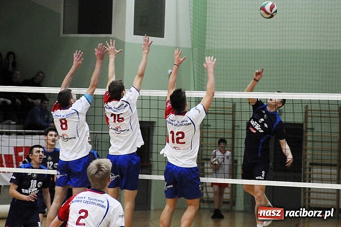 Zdjęcie w galerii na portalu naszraciborz.pl: AZS Rafako lepszy od Norwida Częstochowa wiadomości z regionu