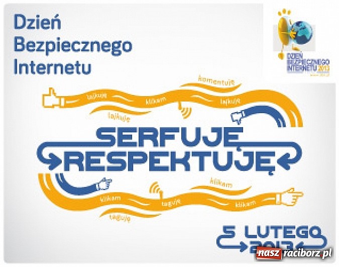 Zdjęcie w galerii na portalu naszraciborz.pl: Serfuję. Respektuję wiadomości z regionu