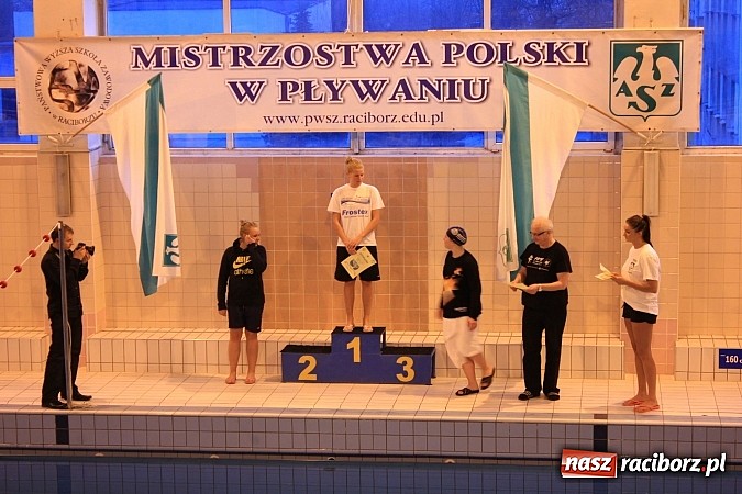 Zdjęcie w galerii na portalu naszraciborz.pl: PWSZ: Pływackie zmagania studentów wiadomości z regionu